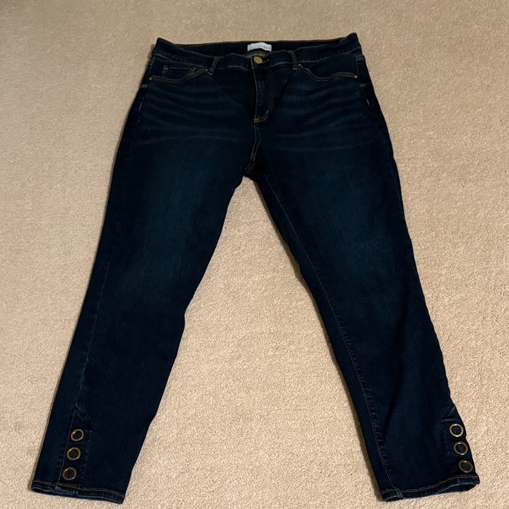 LOFT Midnight Blue Skinny Jeans